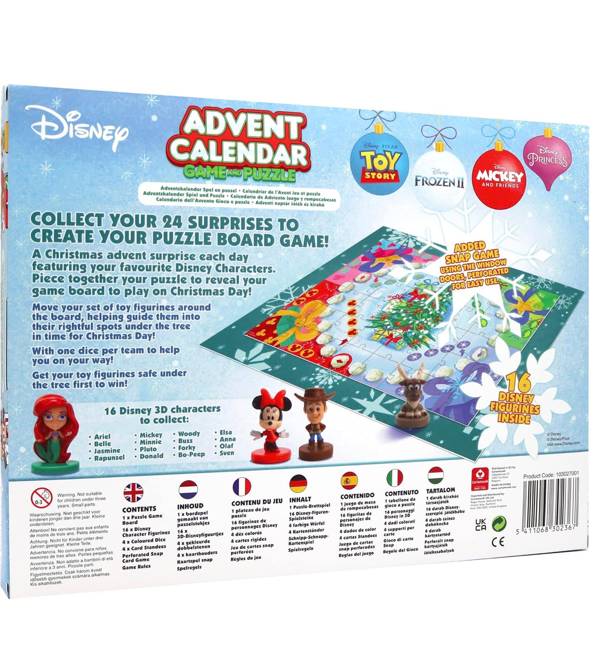 Disney Advent Calendar Game and Puzzle