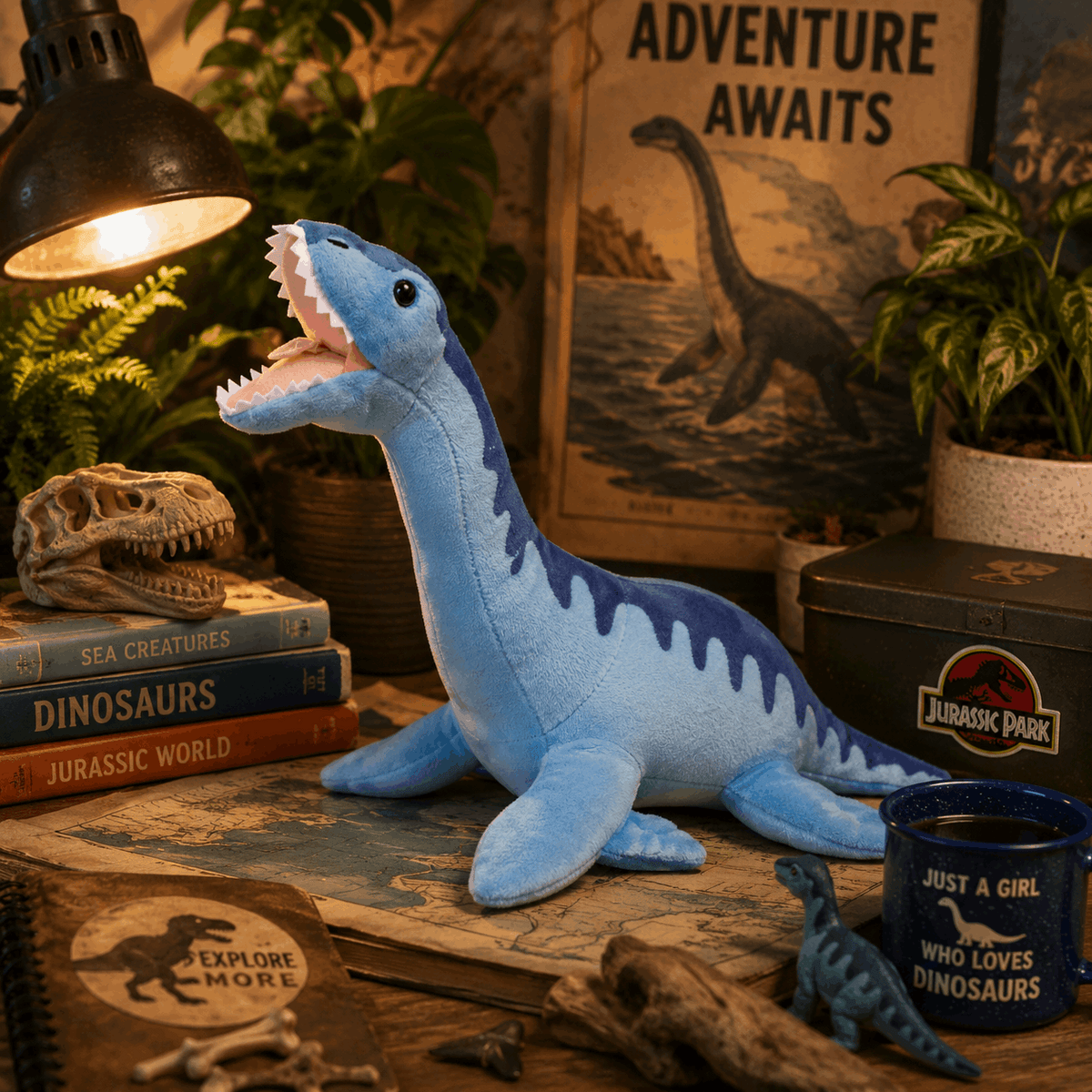 Jurassic Park Soft Dinosaur Plush Toy for Kids