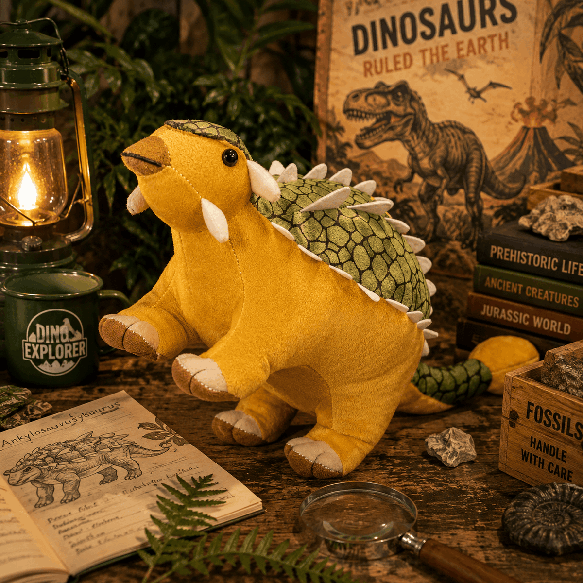 Jurassic Park Soft Dinosaur Plush Toy for Kids