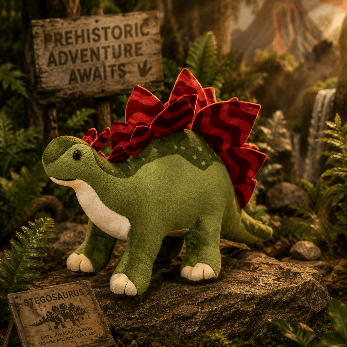 Jurassic Park Soft Dinosaur Plush Toy for Kids