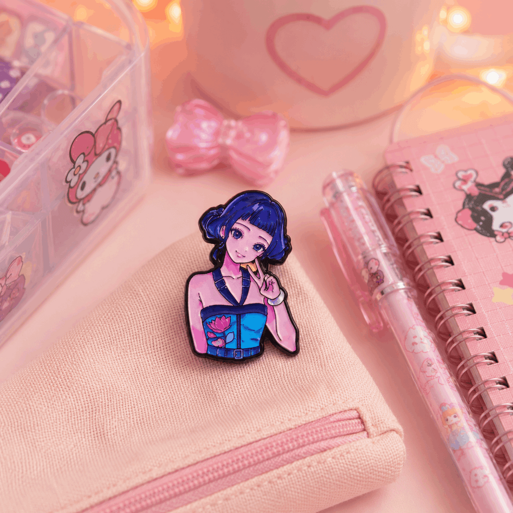 KPop Demon Hunters Huntrix Enamel Pin Badge | Bag Charm & Collectible Accessory