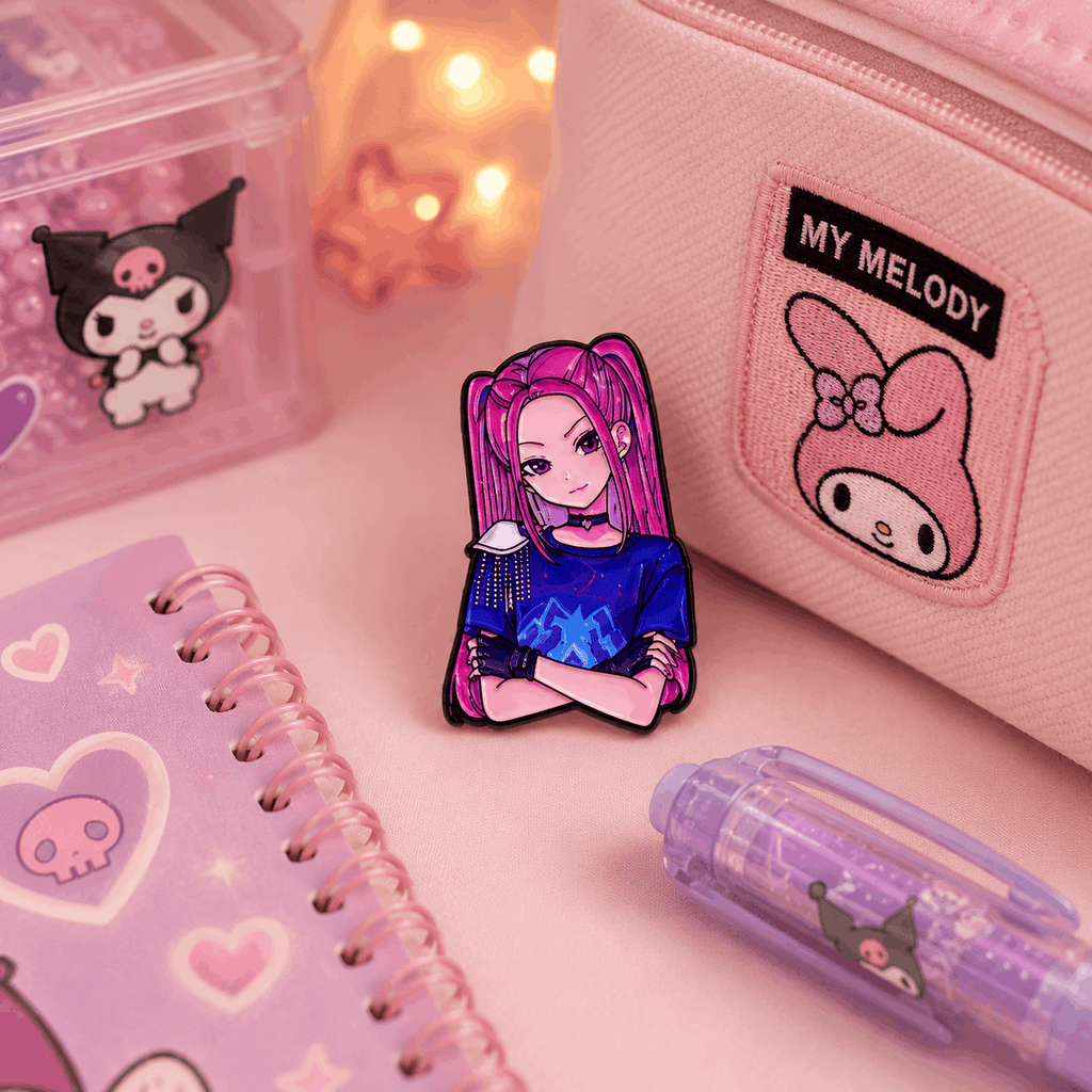 KPop Demon Hunters Huntrix Enamel Pin Badge | Bag Charm & Collectible Accessory