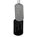 'John Winchester' Dog Tags - Costume Cosplay Prop Replica Military - Stainless Steel Chains Included