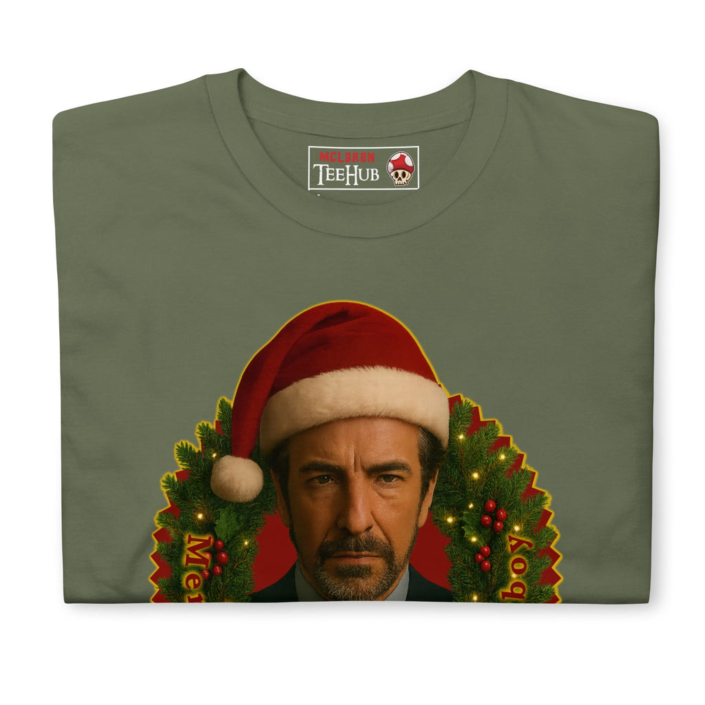 Die Hard Hans Gruber Christmas T-Shirt