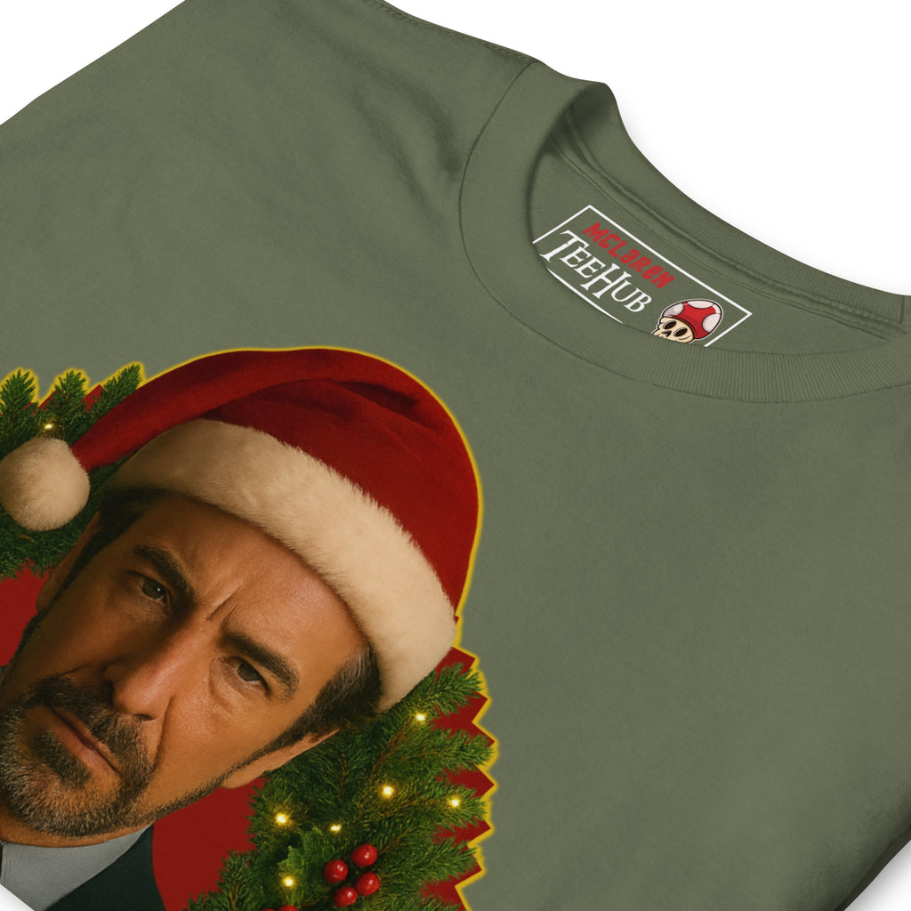 Die Hard Hans Gruber Christmas T-Shirt