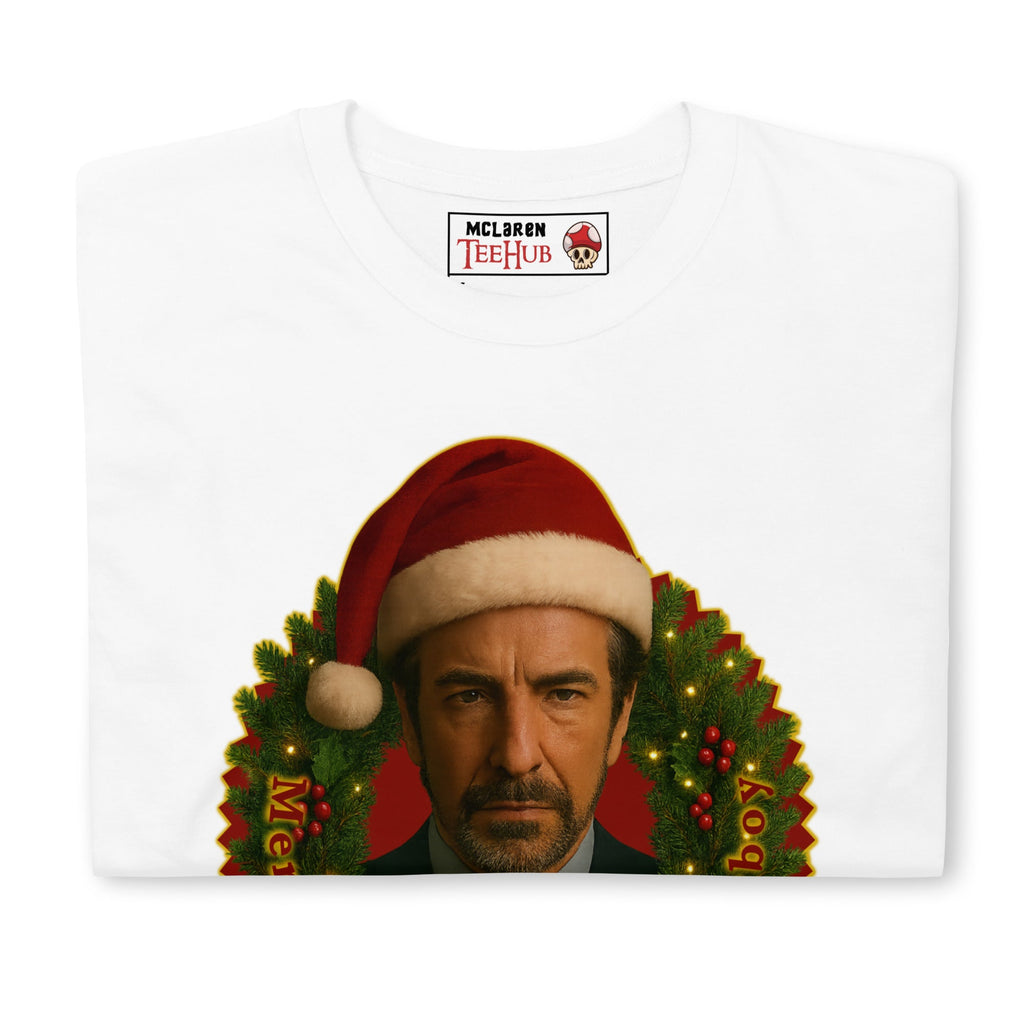 Die Hard Hans Gruber Christmas T-Shirt
